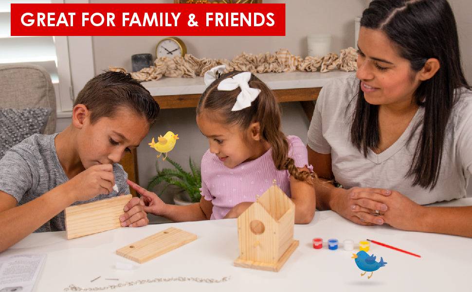 DIY Build A Birdhouse - Craft Kit - Hapinest
