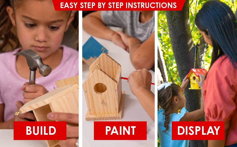 DIY Build A Birdhouse - Craft Kit - Hapinest