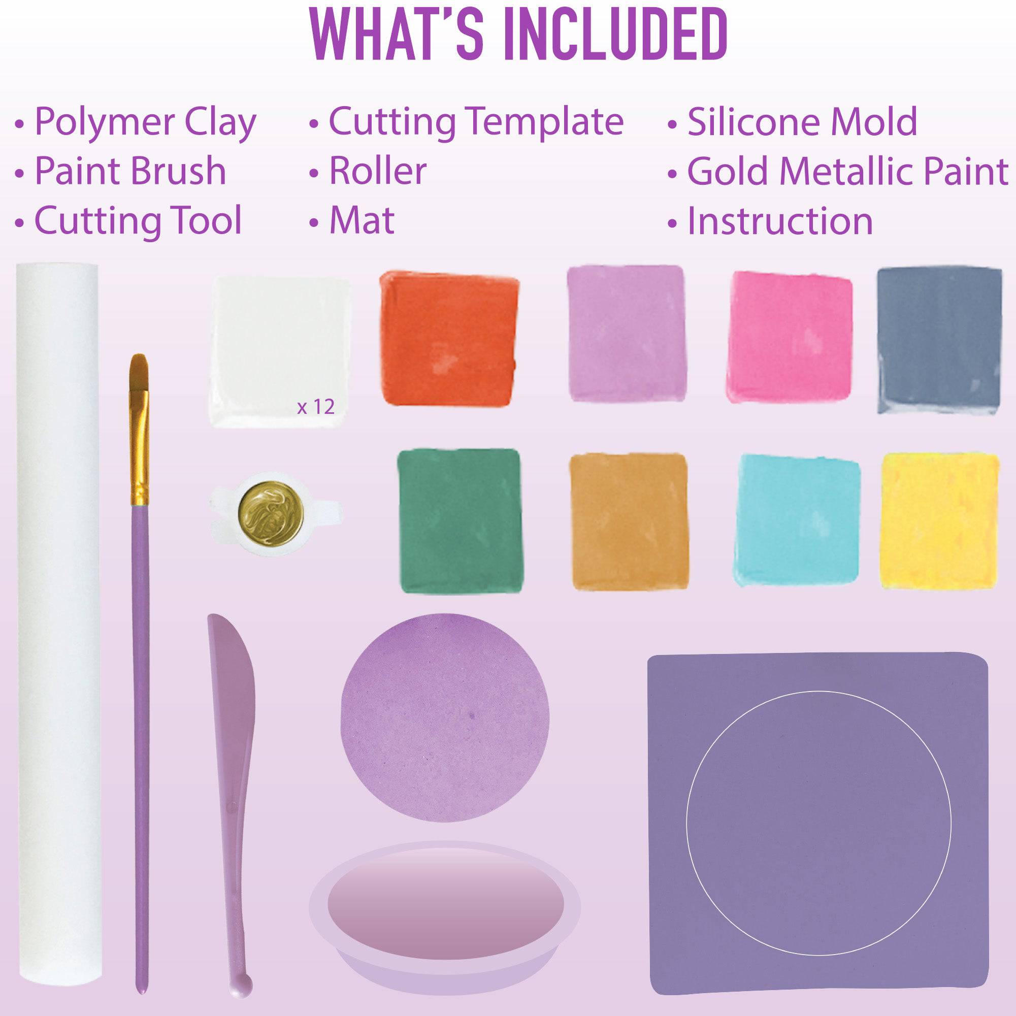 DIY Jewelry Bowls - Craft Kit (JOIFULI) - Hapinest