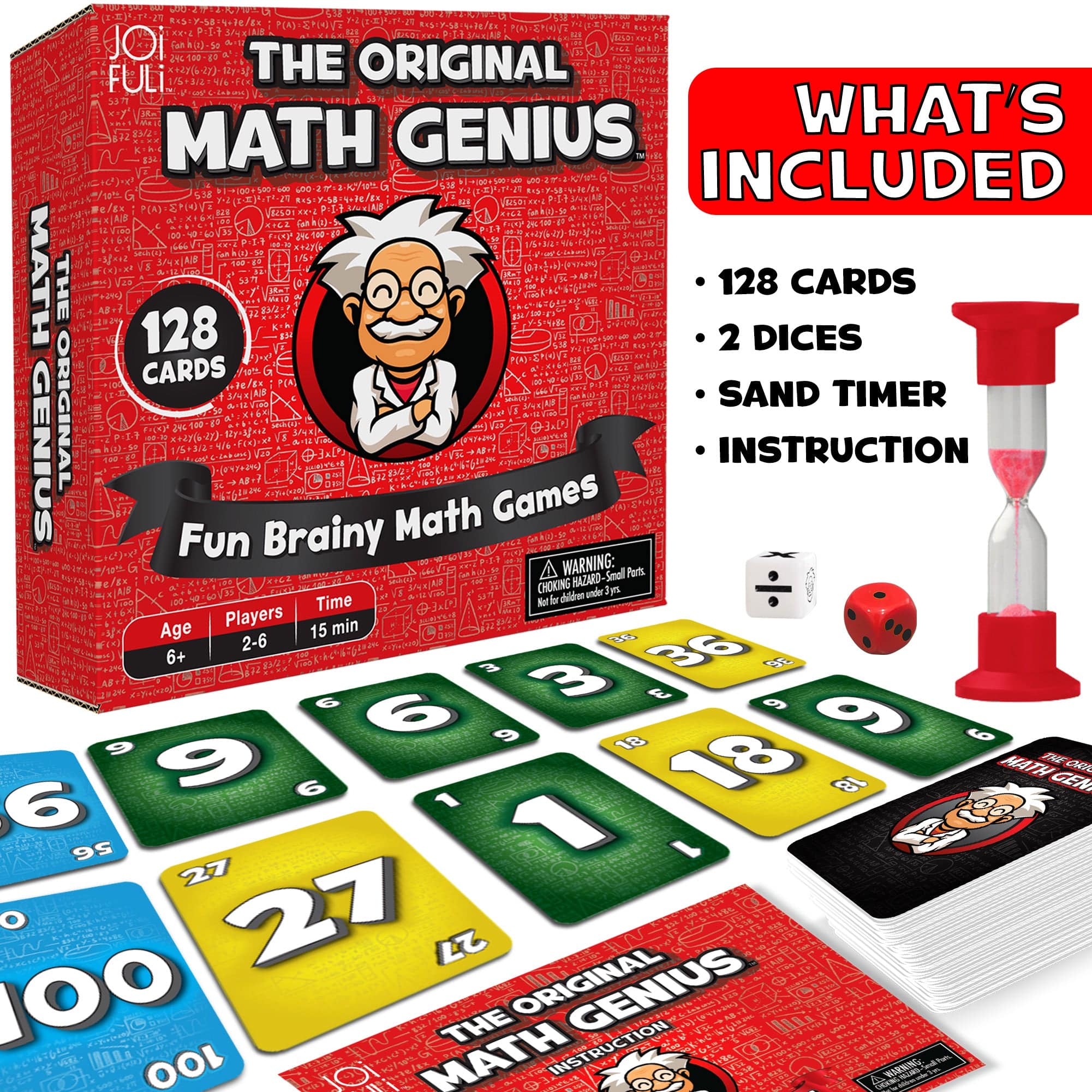 Original Math Genius Card Game - Hapinest