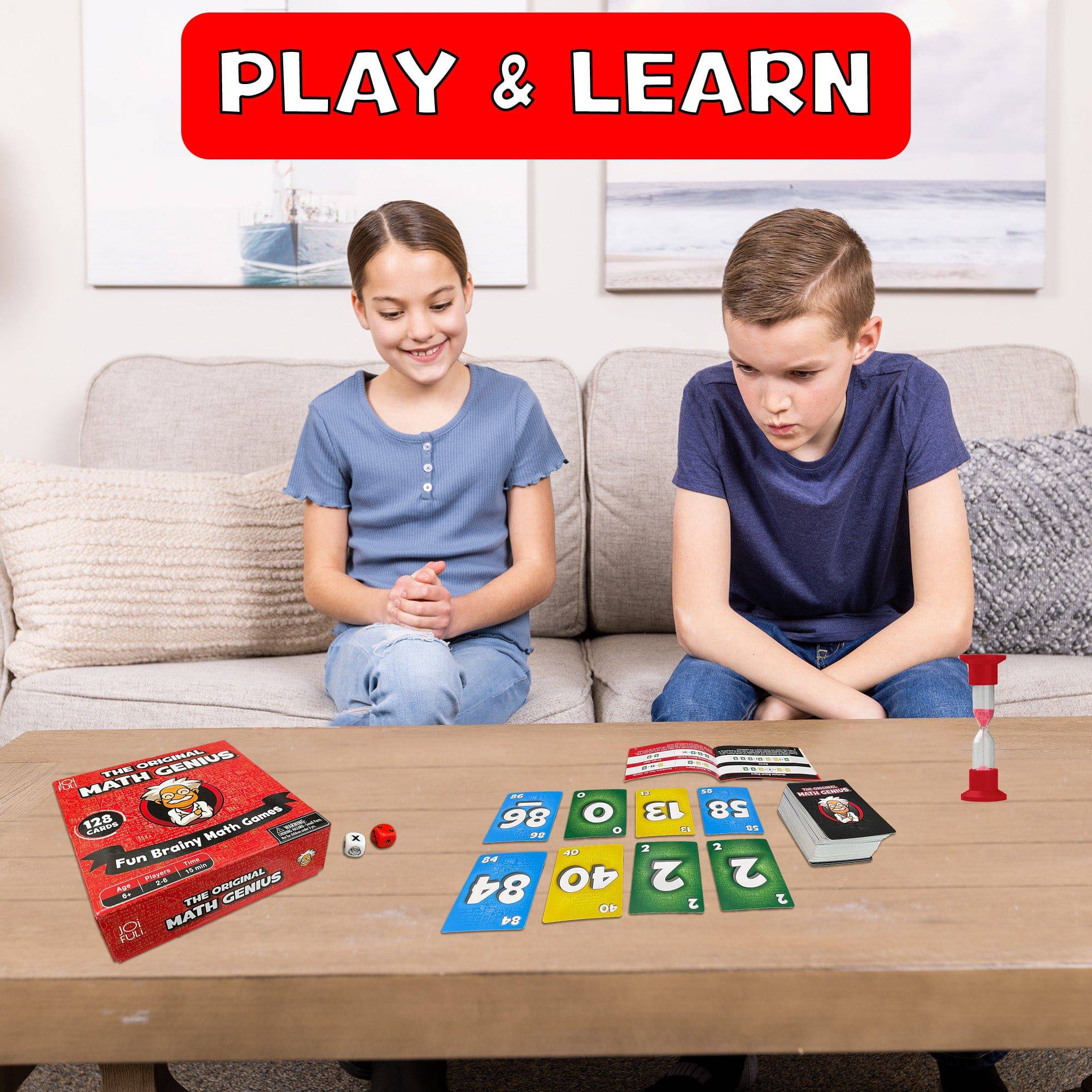 Original Math Genius Card Game - Hapinest